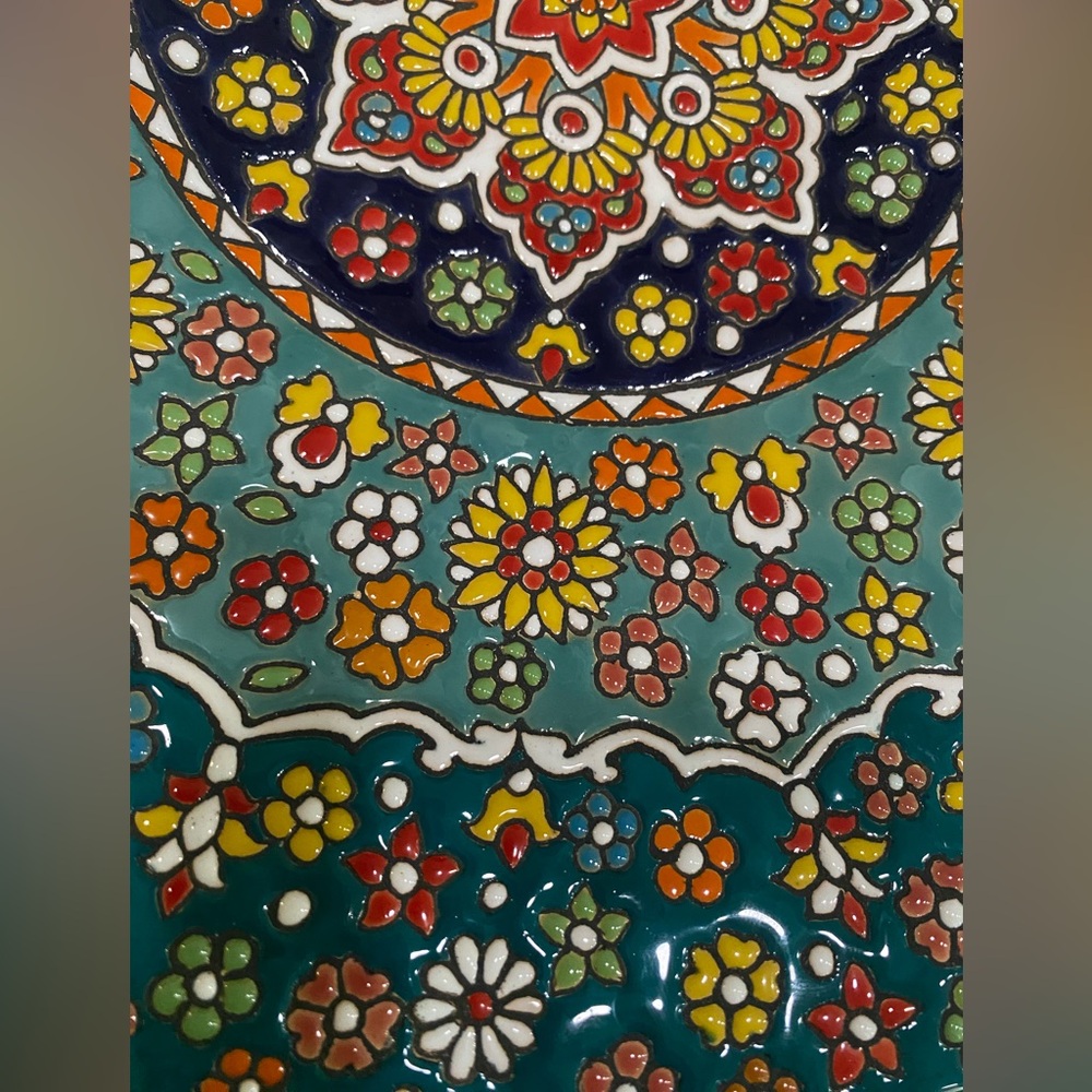 Handmade wall art plate - Picture 4 of 5